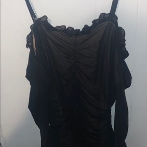 Material Girl Mini Mesh Dress